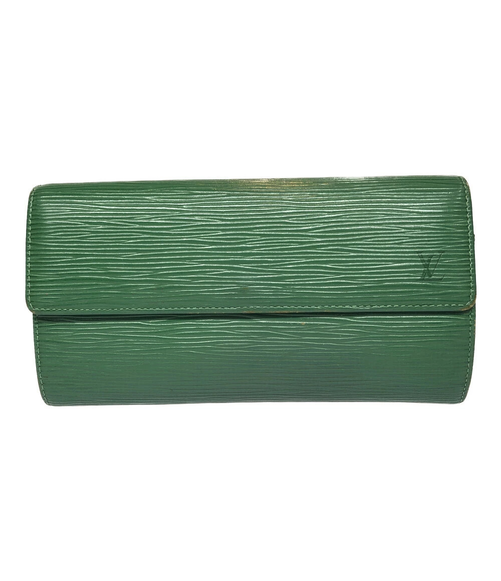 Louis Vuitton Wallet Pochette Coin Purse Credit Epi Pouch Leather Borneo Green